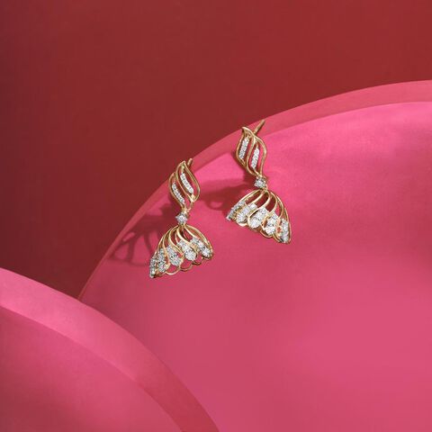 Royal Charm Diamond Jhumka