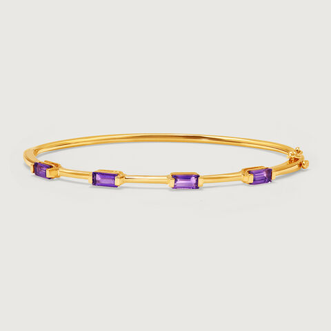 Violet Velvet 14KT Amethyst Bangle