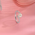 Luminous Orbit Silver Ring,,hi-res view 1
