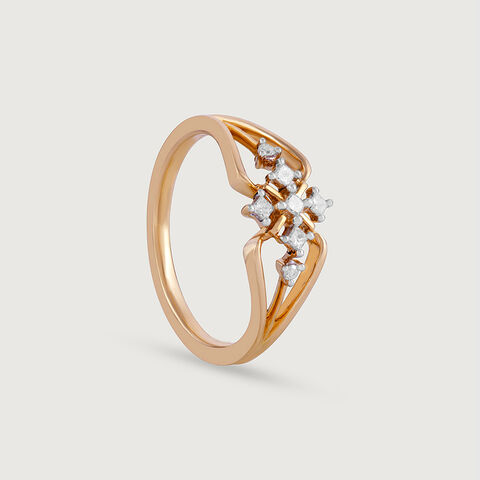Dazzling Blend Gold & Diamond Ring