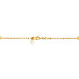 22KT Yellow Gold Beautiful Gold Chain With Links,,hi-res view 2