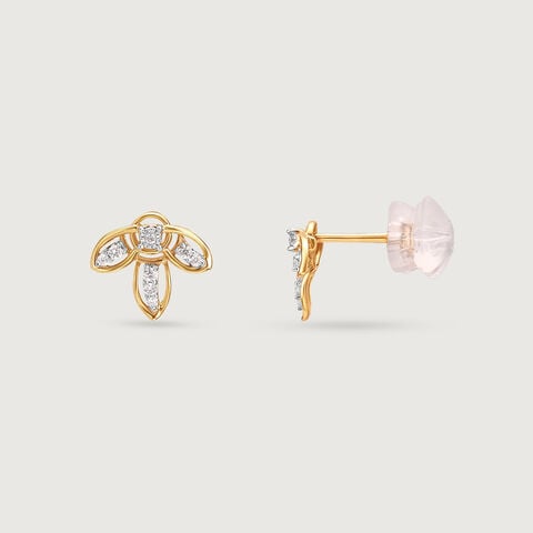 Dreamy Doodle Diamond Stud Earrings