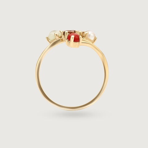 Gemstone Symphony 14KT Navaratna Ring