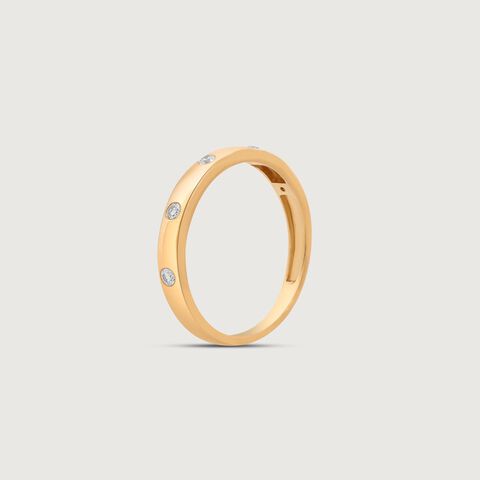 Subtle Orbit Diamond Ring