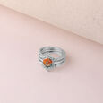 Mystic Trio Stackable Silver Ring,,hi-res view 2