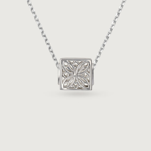 Geometric Grace Silver Charm for All,,hi-res image number null