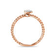 14kt Rose Gold Star Shaped Diamond Ring,,hi-res view 4