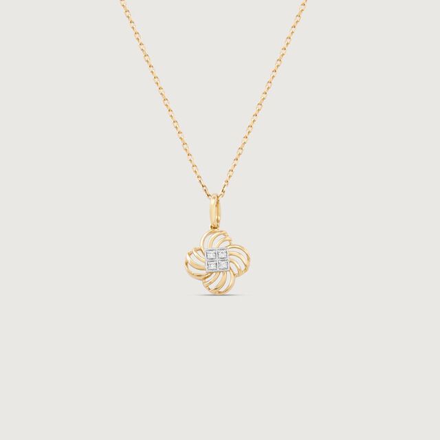 Twirling Grace Diamond Pendant,,hi-res image number null