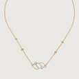 Meteor Charm 14KT Diamond Pendant with Chain,,hi-res view 3