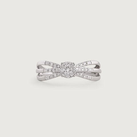 Forever Tied Gold & Diamond Finger Ring