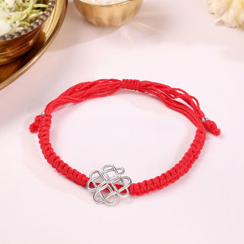 Endless Harmony Silver Rakhi