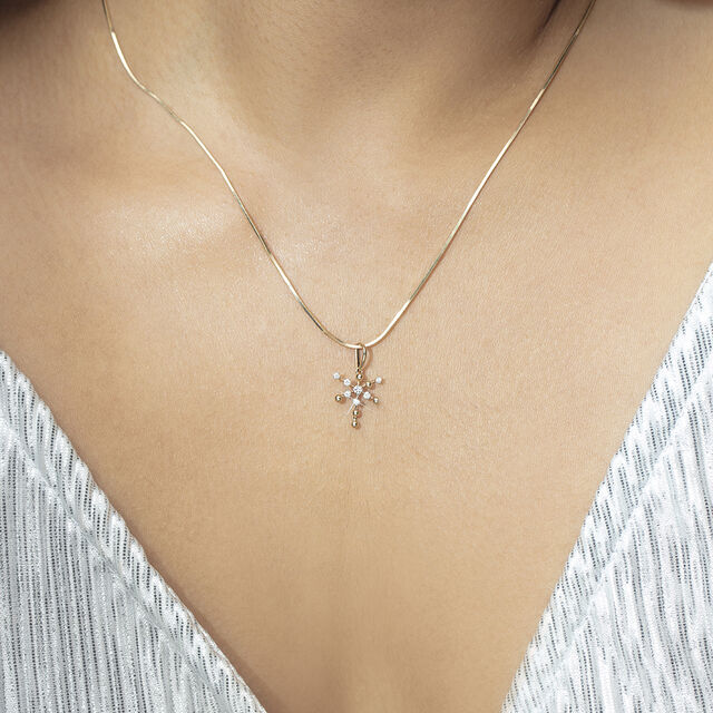 Groovy Glow Gold & Diamond Pendant,,hi-res image number null