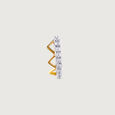 Lippan Delight Gold & Diamond Nose Pin,,hi-res view 2
