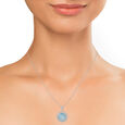 Silver Pendant For Women In Vintage Style With Pearl,,hi-res view 3