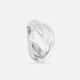Infinity Loop Silver Finger Ring,,hi-res view 3