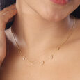 Radiant Droplets Diamond Necklace,,hi-res view 2