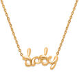 Mamma Mia 14 KT Yellow Gold Baby Necklace,,hi-res view 2