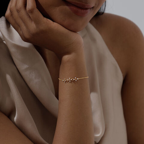 Delicate Bloom Diamond Bracelet