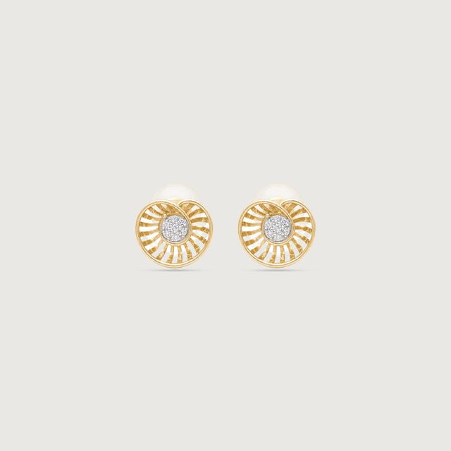 Radiant Rhythm Diamond Stud Earrings,,hi-res image number null