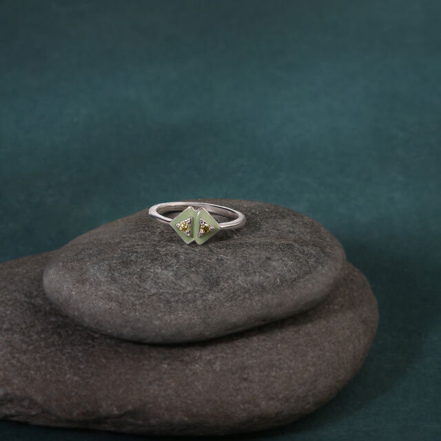 Serene Spark Silver Ring,,hi-res image number null