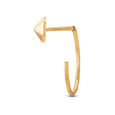 Mia Everyday Essentials by Tanishq 14KT Yellow Gold Nose Pin For Ladies,,hi-res view 3
