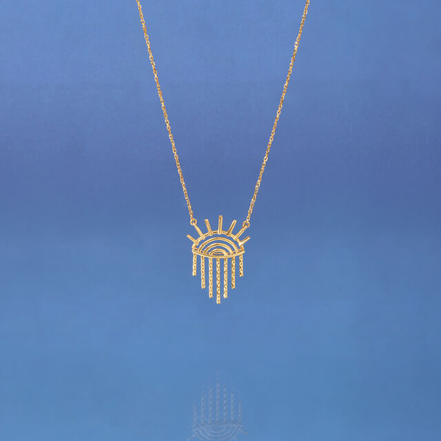 Radiant Horizon Gold Necklace,,hi-res image number null
