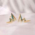 Thunderstruck Chic 18KT Gold Stud Earrings,,hi-res view 1