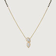 Harmonious Flow Gold and Diamond Mangalsutra,,hi-res view 3