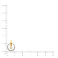 14kt Yellow Gold Diamond Drop Earrings,,hi-res view 4