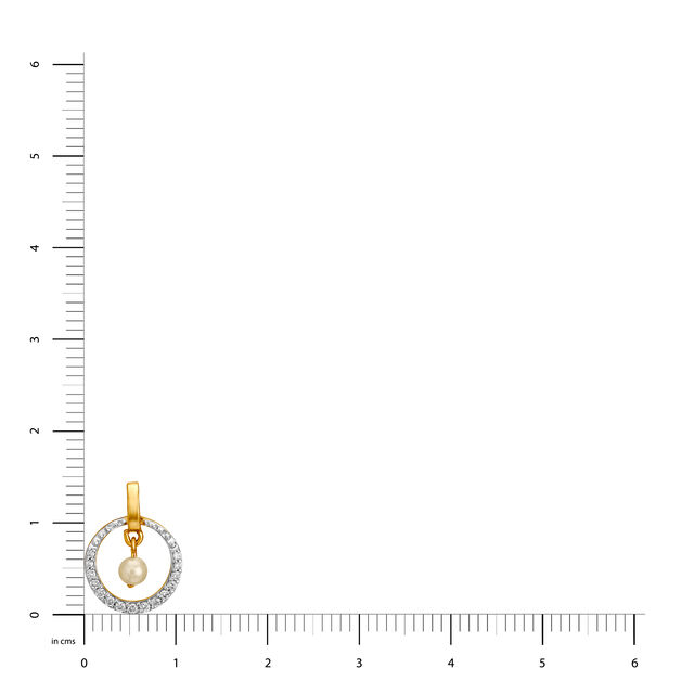 14kt Yellow Gold Diamond Drop Earrings,,hi-res image number null