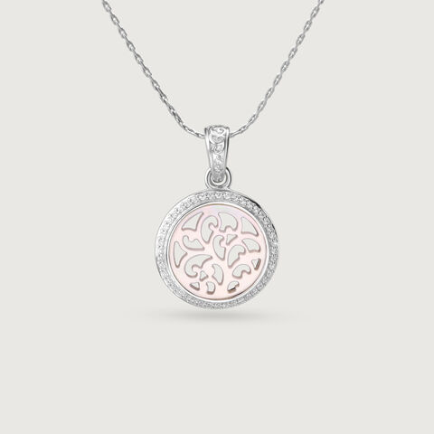 Ornate Radiant Silver Pendant