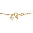 14KT Yellow Gold Waterfall Symphony Blue Topaz Necklace,,hi-res view 4