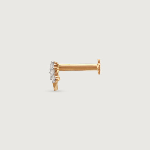 Paisley Princess Diamond Nose Pin