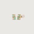 Modern Grid Diamond Stud Earrings,,hi-res view 4