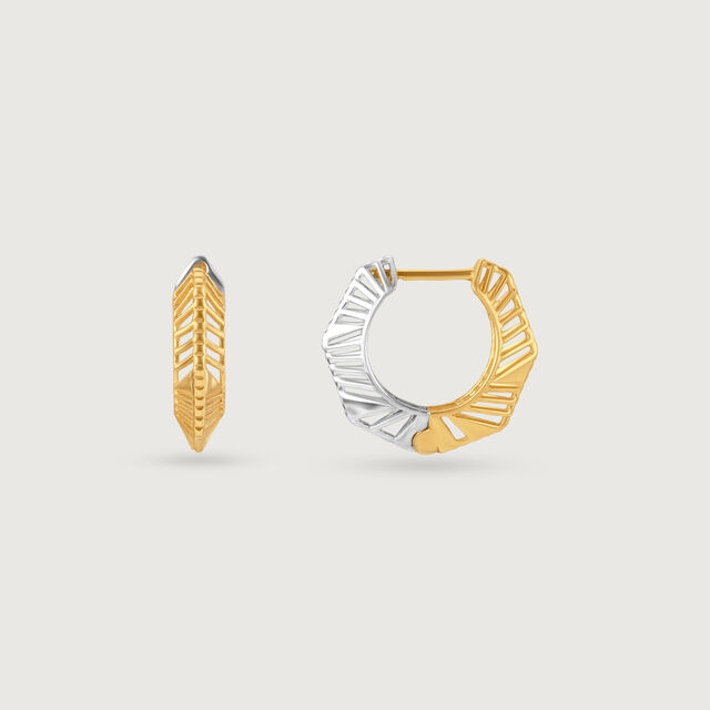 Versatile Radiant Gold Hoop Earrings,,hi-res image number null