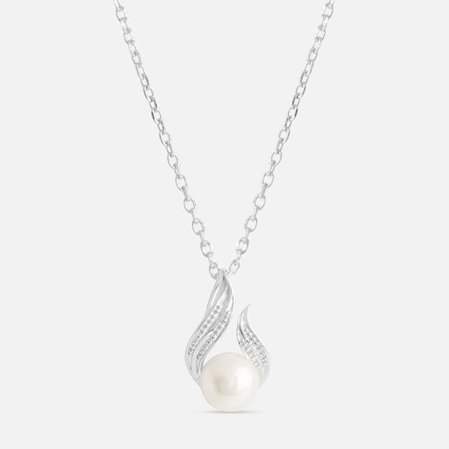 Timeless Pearl Silver Pendant & Chain,,hi-res image number null