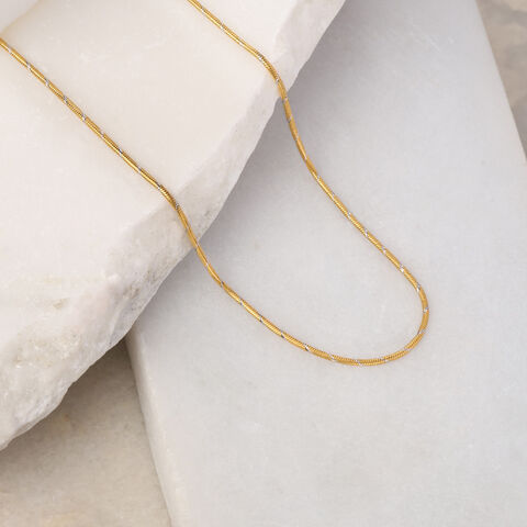 Chic Charm 22KT Gold Chain