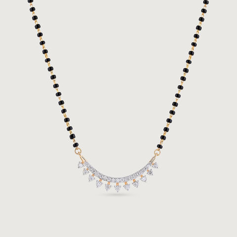 Brilliance Arc Gold and Diamond Mangalsutra