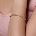 Colour Splash Gemstone & Diamond Bangle,,hi-res view 2