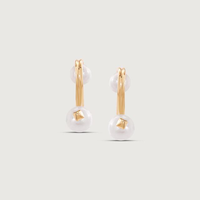 Flex Duo Pearl Earrings,,hi-res image number null