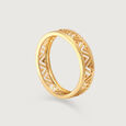 Warli Whirlwind 22KT Gold Finger Ring,,hi-res view 4