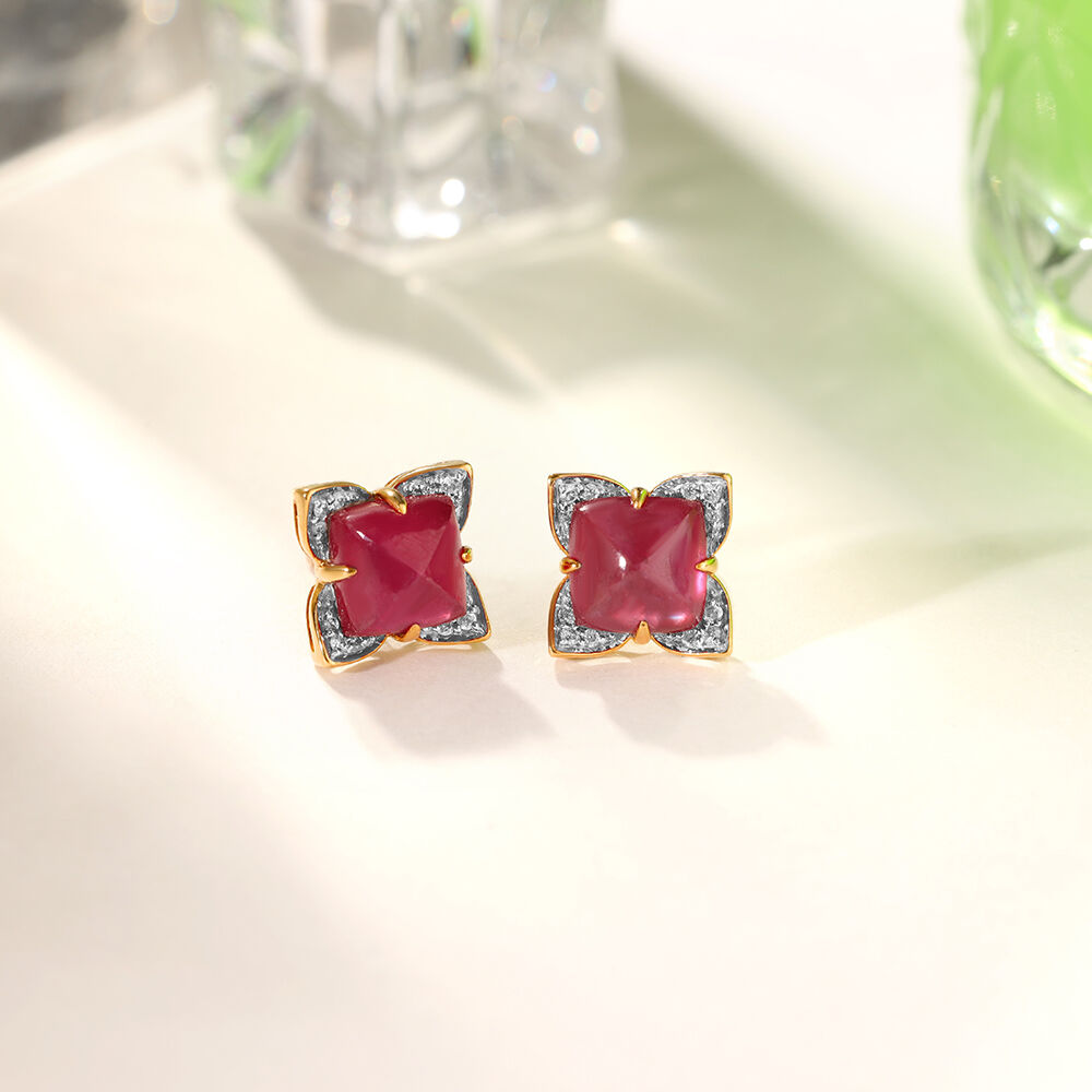 Tanishq hot sale solitaire earrings