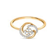 18 KT Yellow Gold Diamond Ring,,hi-res view 2