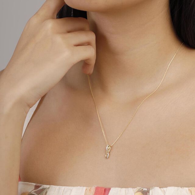 Fluid Grace Diamond Necklace,,hi-res image number null