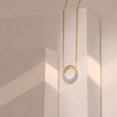 Orbit Glow Diamond Necklace