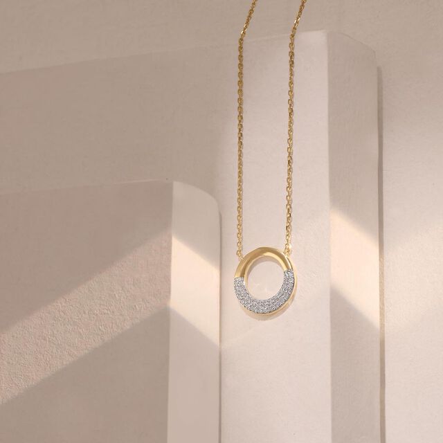 Orbit Glow Diamond Necklace,,hi-res image number null