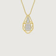 Faceted Poise Diamond Pendant,,hi-res view 4