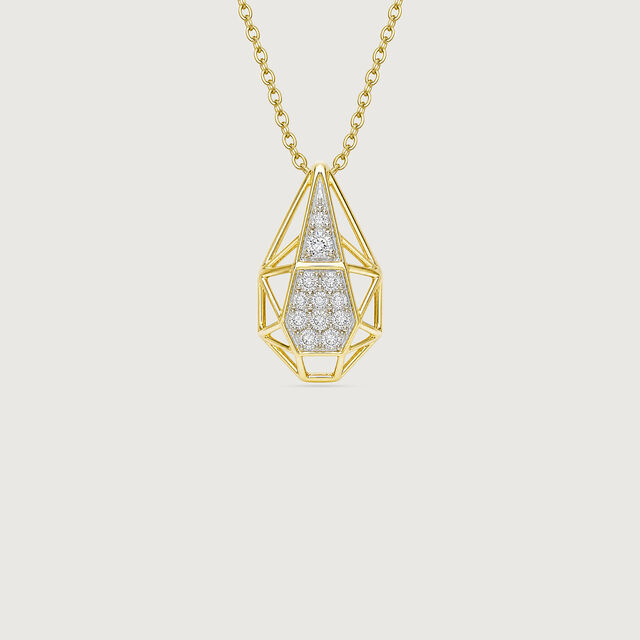 Faceted Poise Diamond Pendant,,hi-res image number null