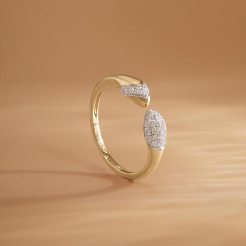 Twin Gleam Diamond Ring