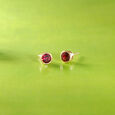 Crimson Aura Garnet Earrings,,hi-res view 1